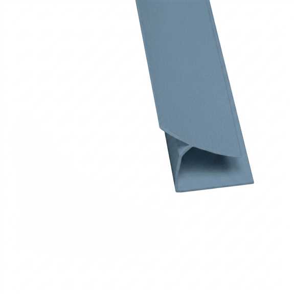 FRP 10' Sky Blue Inside Corner Molding